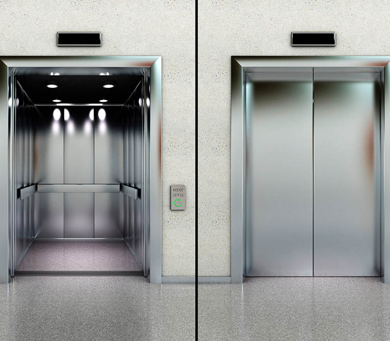 انواع درب های مدرن آسانسور